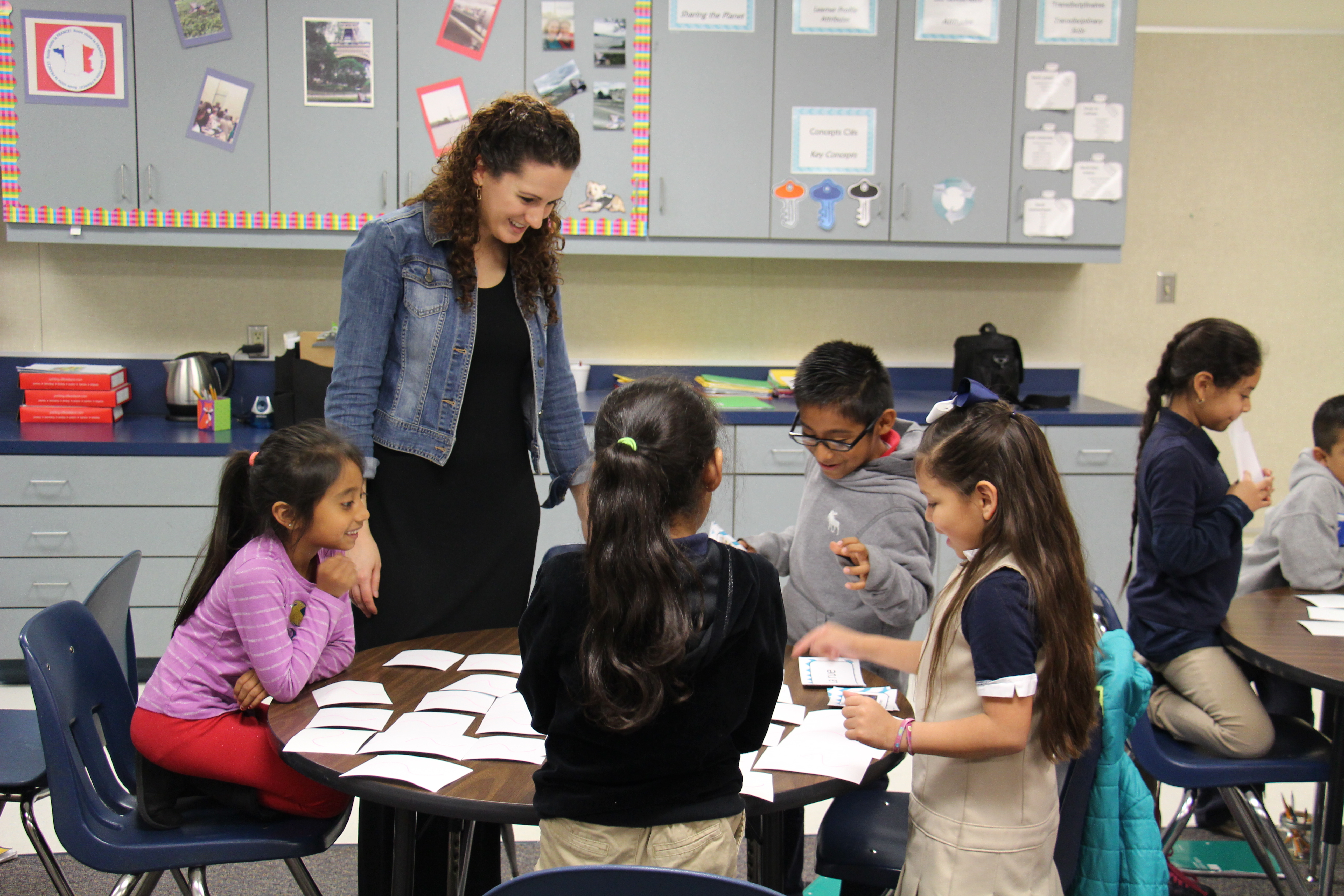 Teacher with Students 